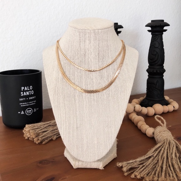 Revolt Society Jewelry - DOUBLE LAYERED FLAT CHAIN NECKLACE